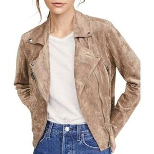 BLANKNYC Faux Suede Moto Jacket